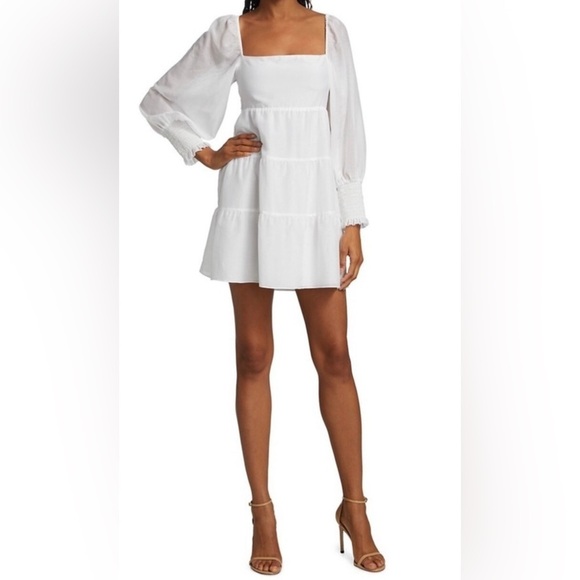 Alice + Olivia Rowen Tiered Dress - Picture 8 of 17